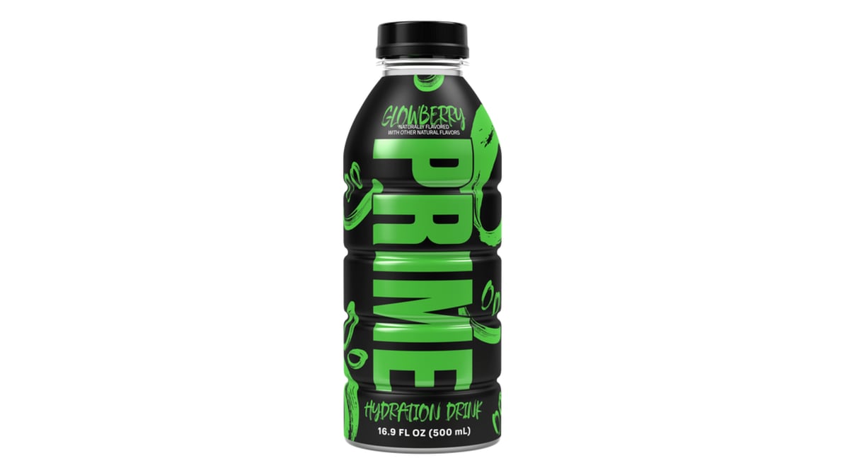 Prime Hydration Glowberry Sports Drink Bottle (16.9 oz)