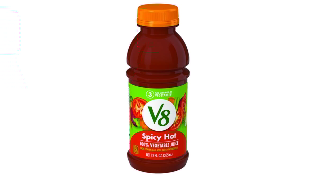 V8 Spicy Hot 100% Vegetable Juice (12 oz)