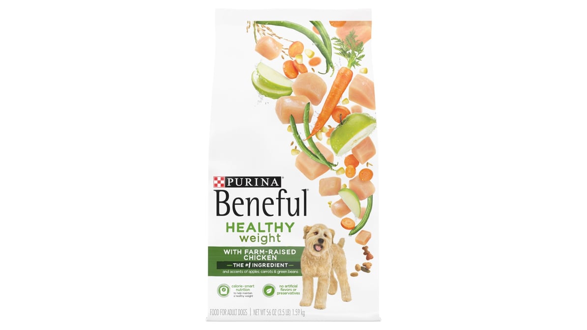 Purina Beneful Healthy Weight Dog Food with Real Chicken (56 oz)