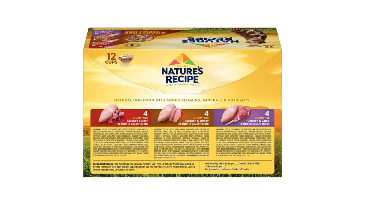 Nature's Recipe Wet Dog Food (2.75 oz x 12 ct)