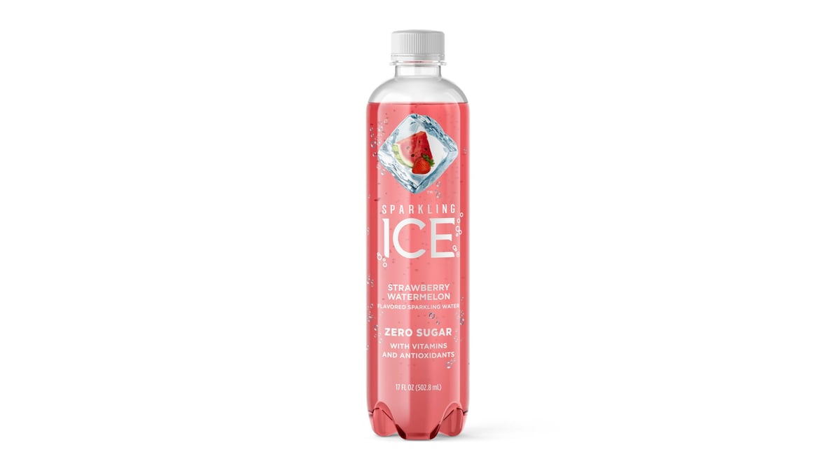 Sparkling Ice Strawberry Watermelon Sparkling Water Bottle (17 oz)