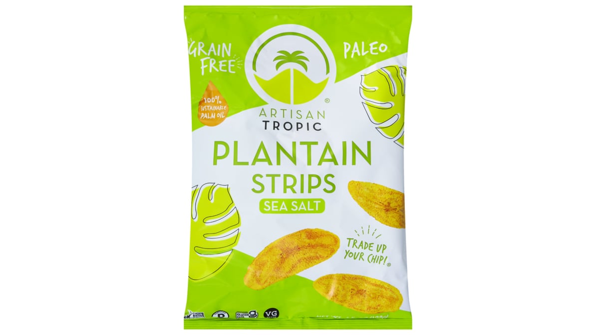 Artisan Tropic Sea
Salt Plantain Strips
Chips (4.5 oz)