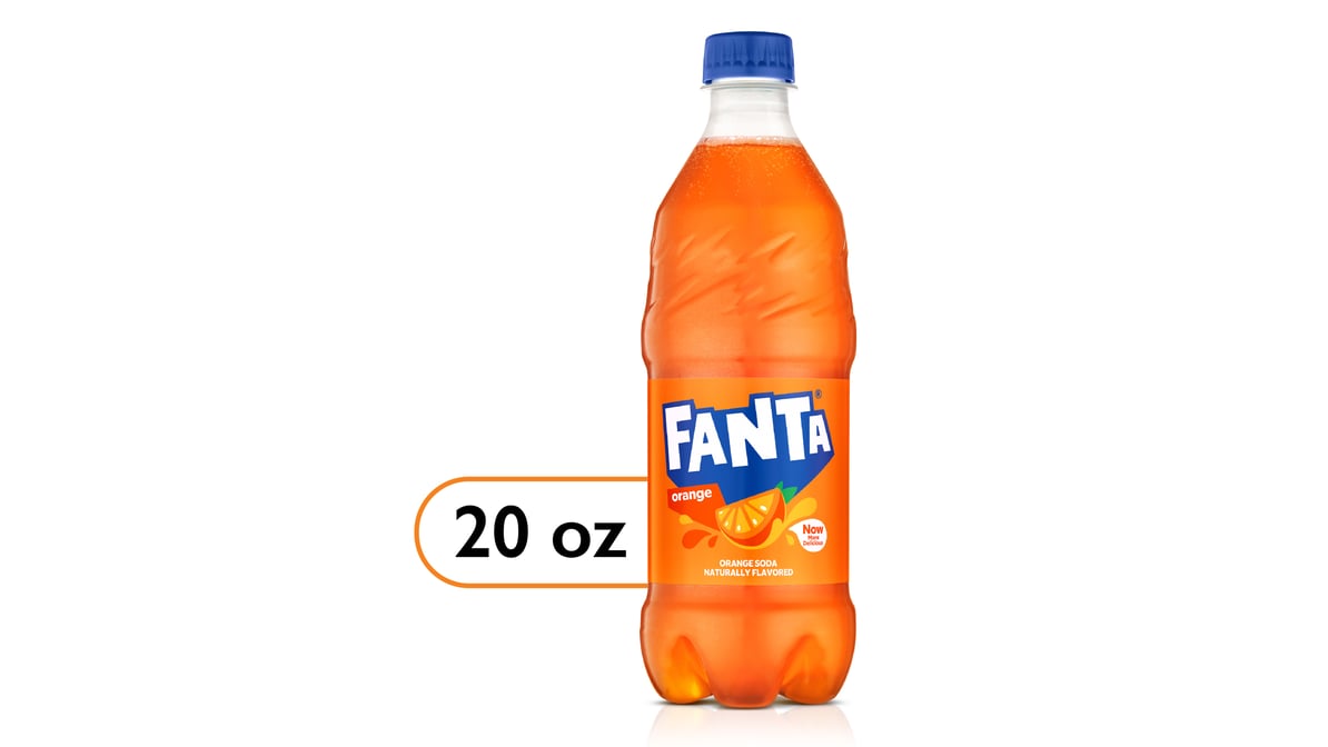 Fanta Orange Soda Bottle (20 oz)