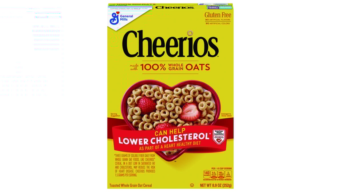 Cheerios Toasted Whole Grain Oat Cereal (8.9 oz)