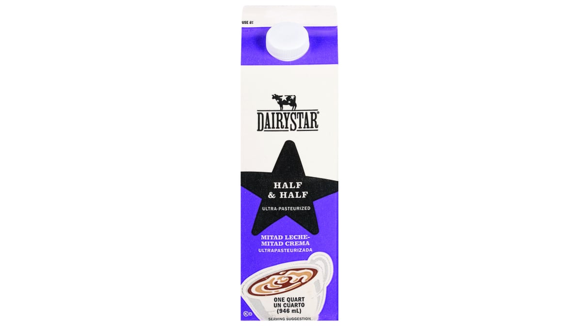 Dairy Star Ultra Pasteurized Half & Half Creamer (1 qt)