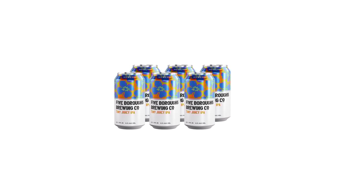 Five Boroughs Tiny Juicy American IPA Cans (12 oz x 6 ct)