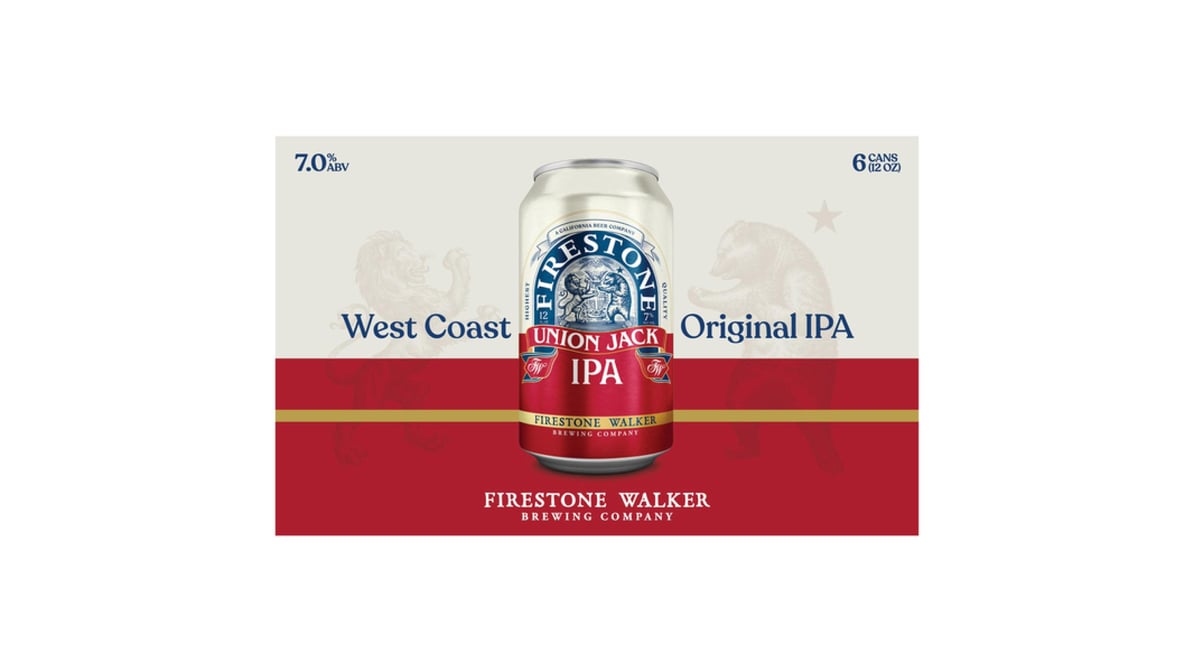 Firestone Walker Brewing Co. IPA Union Jack CanS (12 oz x 6 ct)