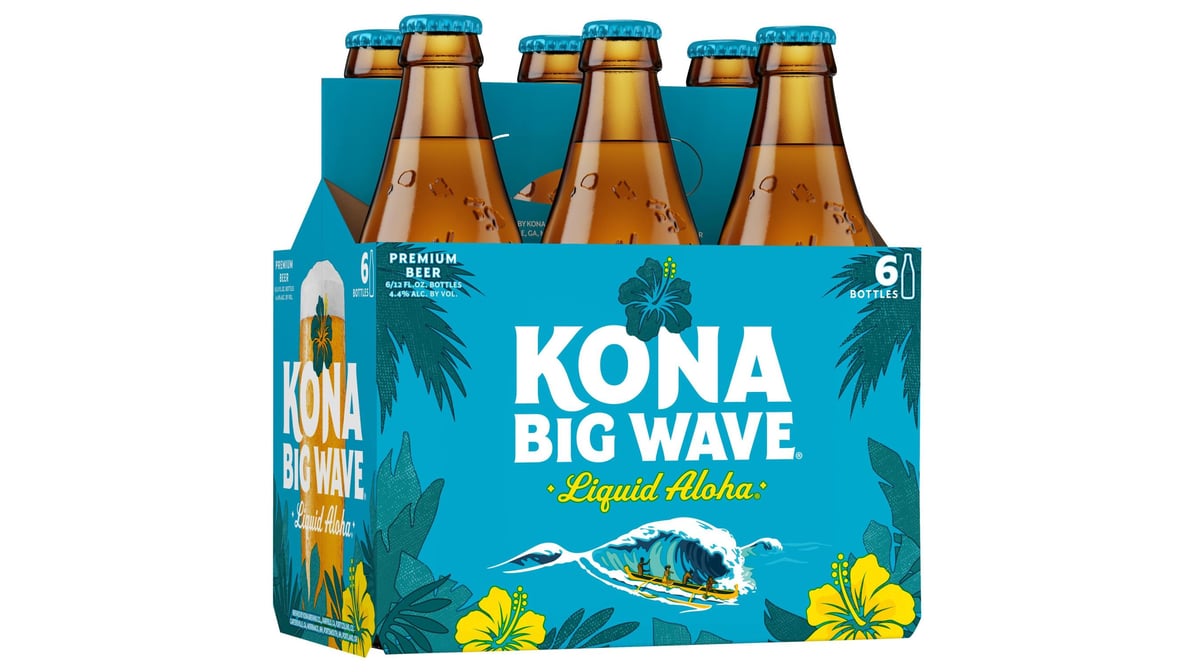 Kona Big Wave Golden Ale Bottles (12 oz x 6 ct)