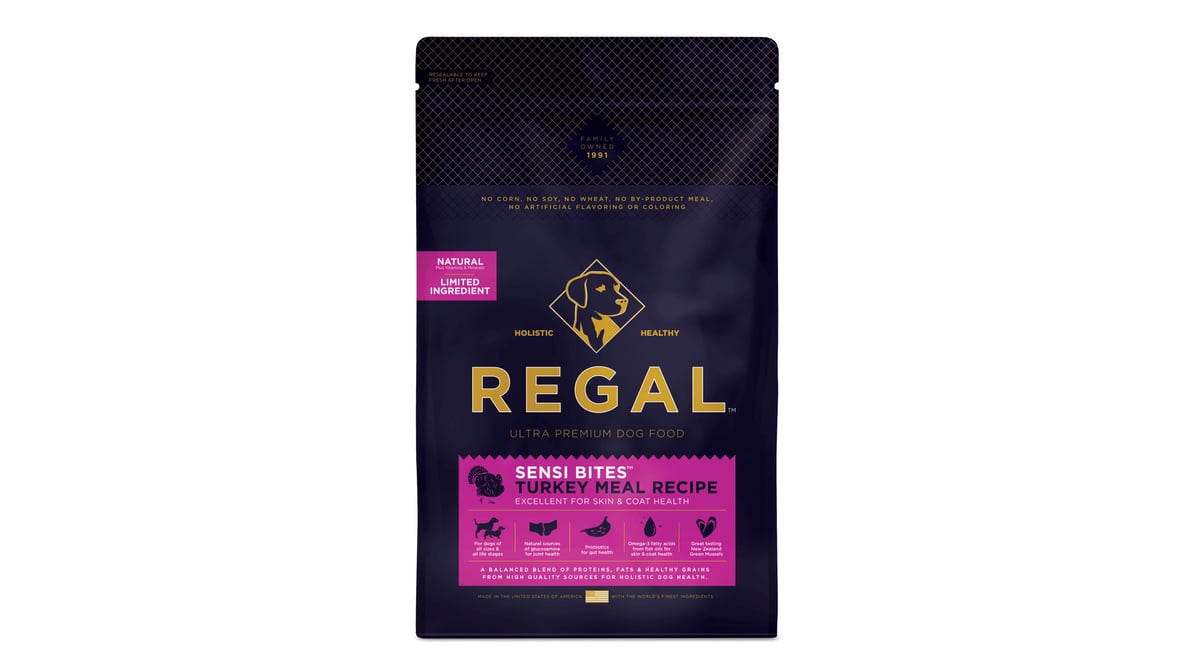 Regal Sensi Bites Turkey Meal Dry Dog Food (4 lb)