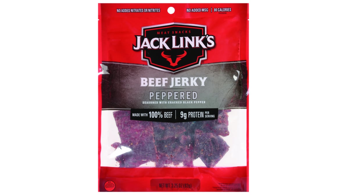 Jack Link's Beef Jerky Beef Jerky Peppered (3.25 oz)