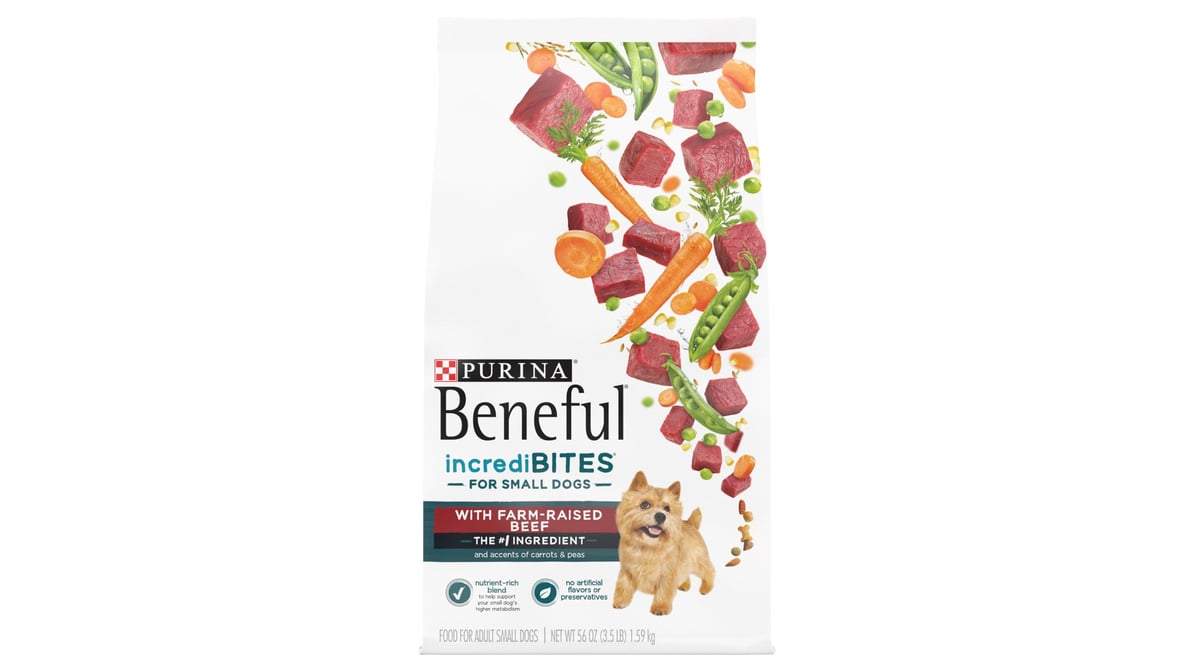 Purina Beneful IncrediBites Farm-Raised Beef Dry Dog Food (56 oz)