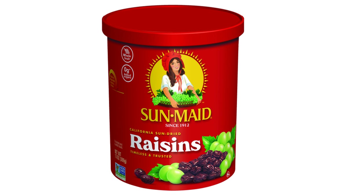 Sun-Maid California Sun Dried Raisins Resealable Canister (13 oz)