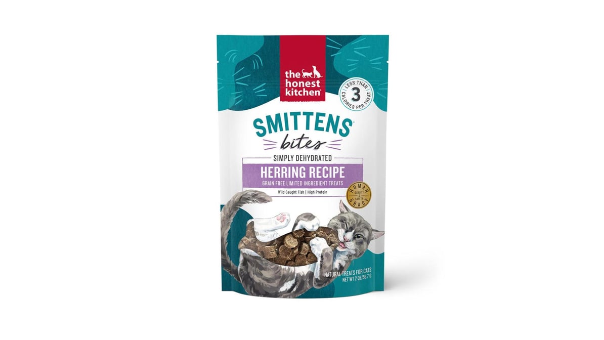 The Honest Kitchen Herring & Cranberry Smitten Cat Treat (2 oz)