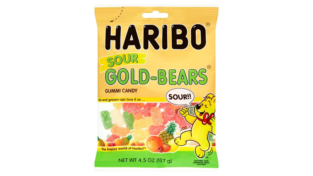 Haribo Sour Gold-Bears Gummi Candy (4.5 oz)