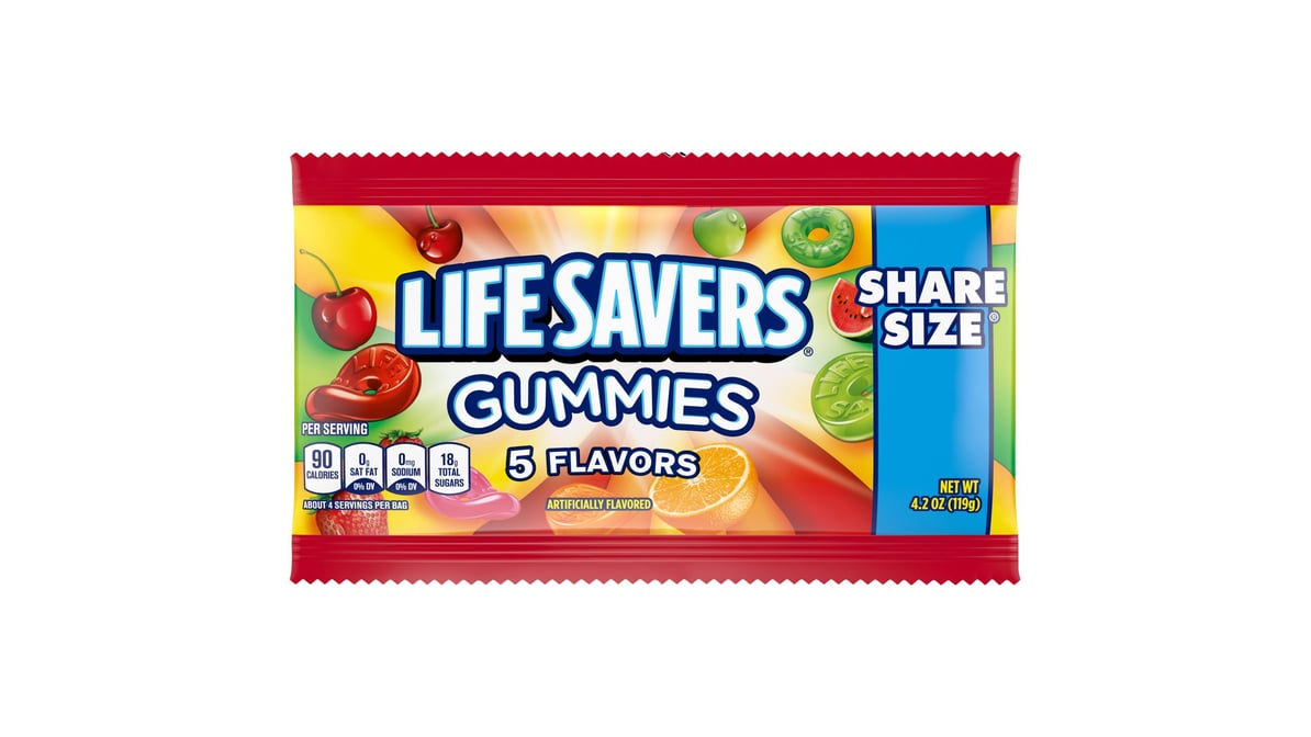 Life Savers 5 Flavors Gummies (4.2 oz)