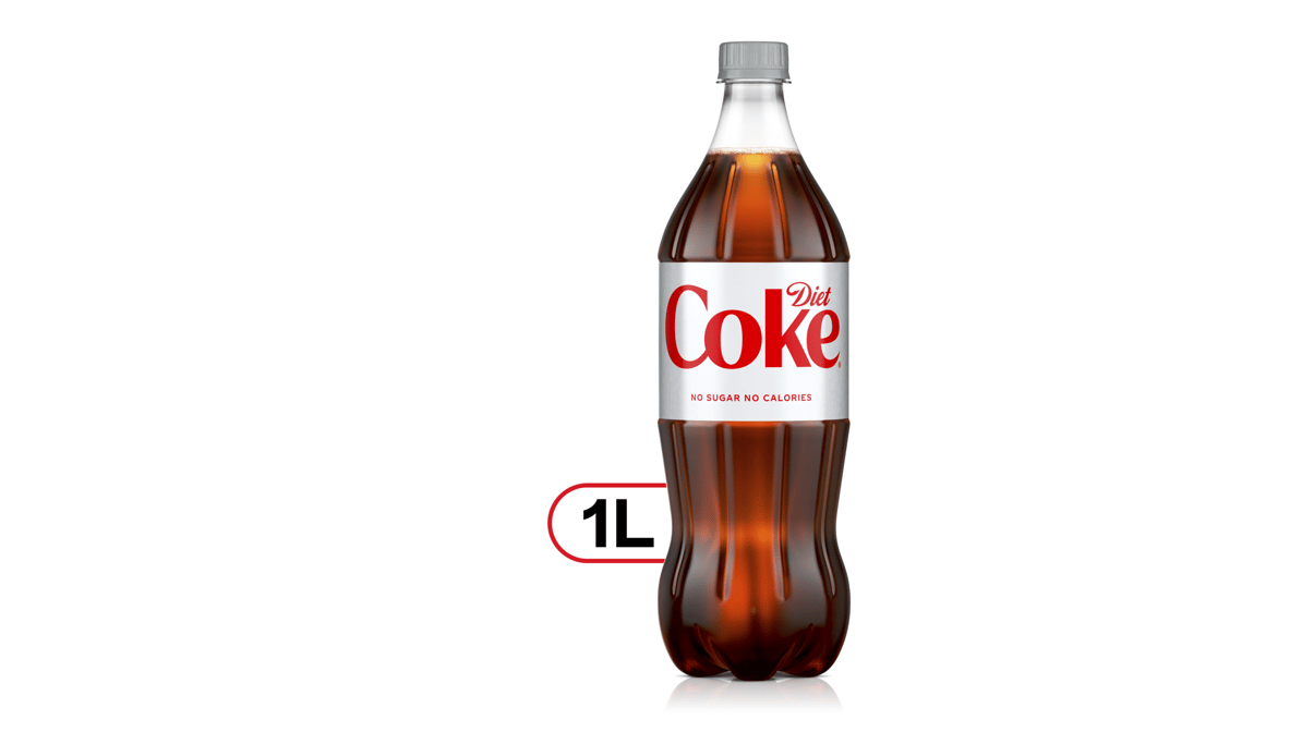Diet Coke Soft Drink Bottle (1 L)
