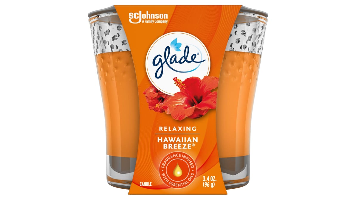 Glade Jar Candle Air Freshener Hawaiian Breeze (3.4 oz)