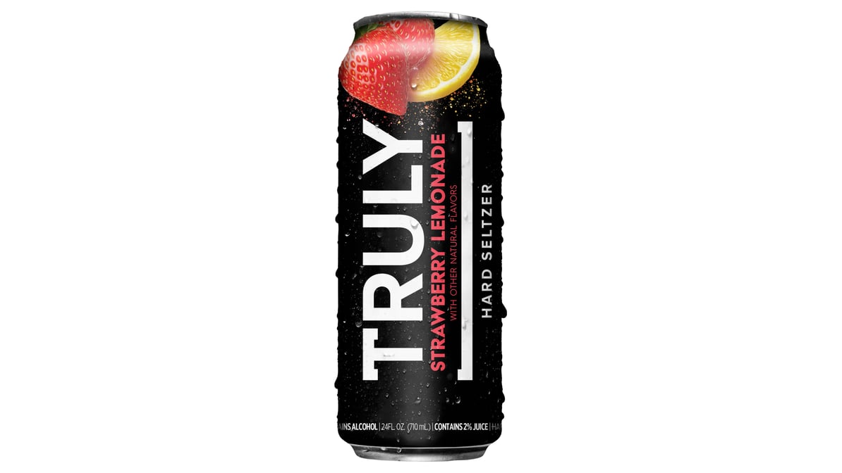 Truly Strawberry Lemonade Hard Seltzer Can (24 oz)