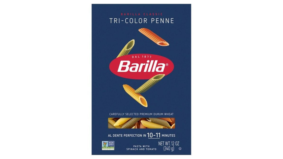 Barilla Tri-Color Penne Pasta (12 oz)