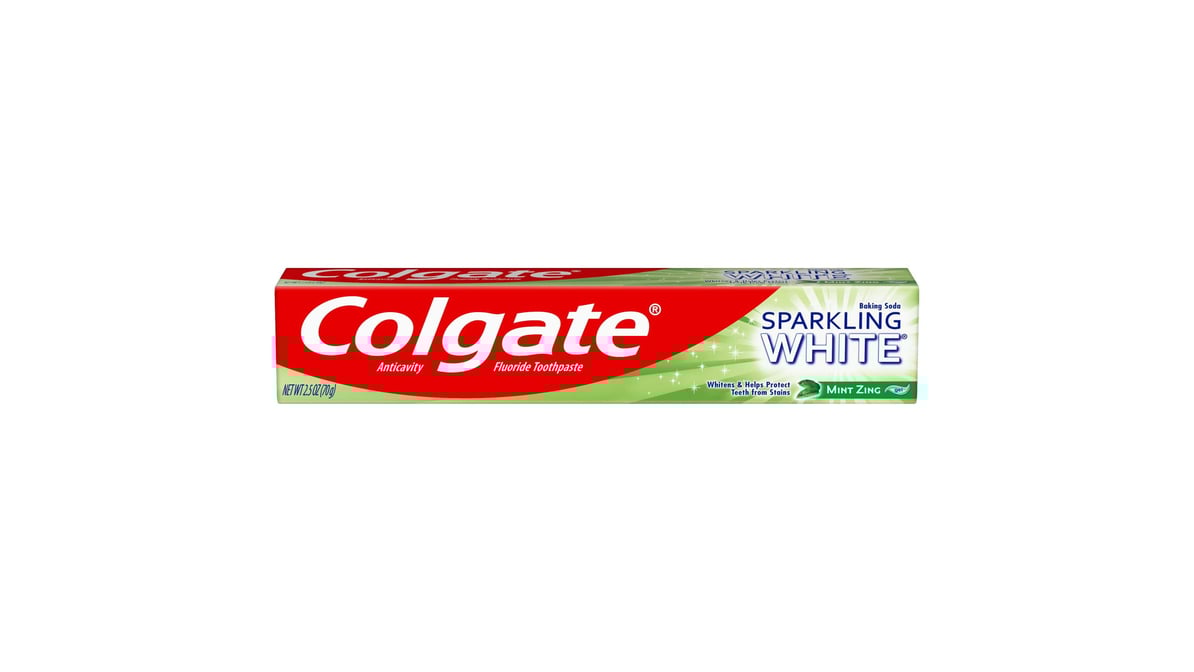 Colgate Sparkling White Mint Zing Toothpaste (2.5 oz)