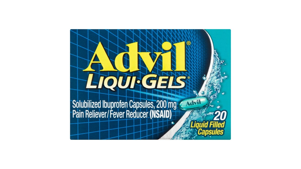 Advil Liqui-Gels Ibuprofen 200 mg Capsules (20 ct)