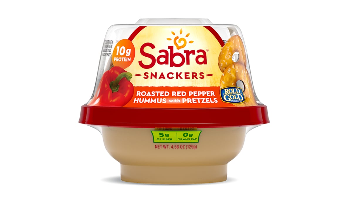 Sabra Snackers Roasted Red Pepper Hummus with Pretzels (4.56 oz)