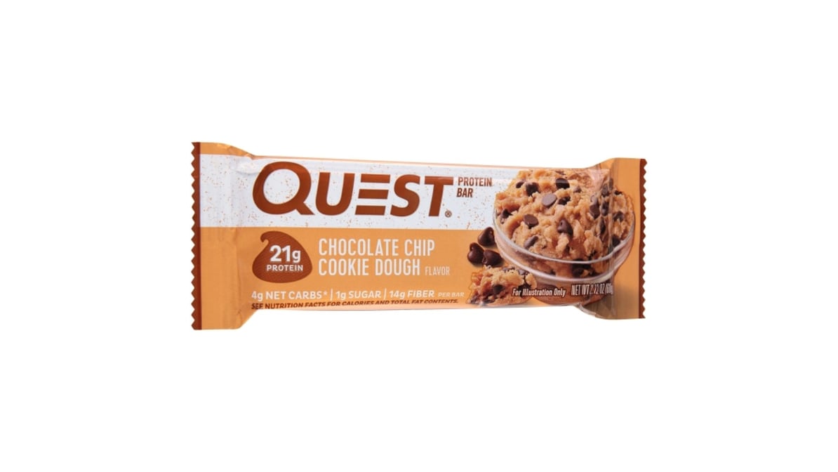 Quest Chocolate Chip Cookie Dough Protein Bar (2.12 oz)