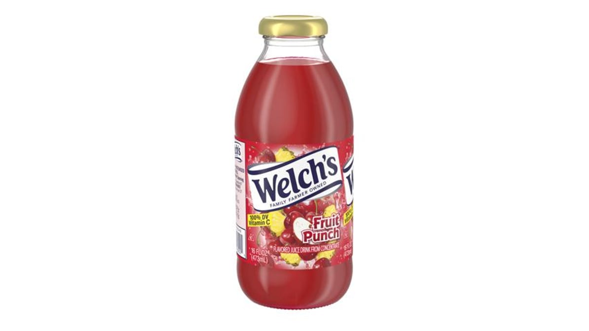Welch's Fruit Punch Juice On-the-Go Bottle (16 oz)
