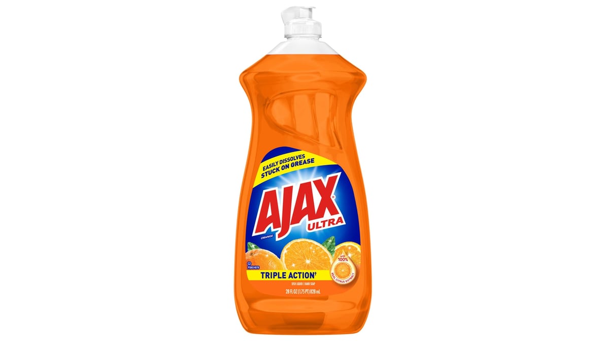 Ajax Triple Action Dishwashing Liquid Orange (28 oz)