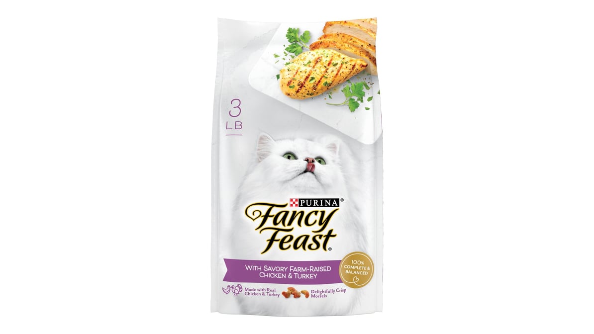 Purina Fancy Feast Gourmet Cat Food with Savory Chicken & Turkey (3 lb)