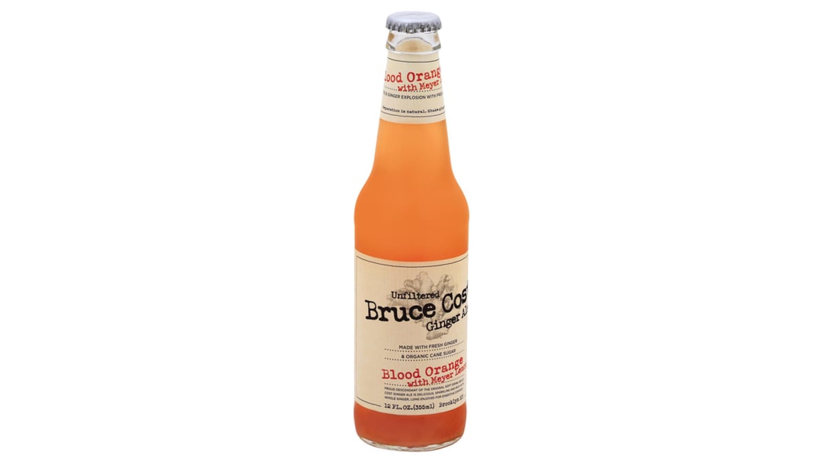 Bruce Cost Ginger Ale Blood Orange Meyer Lemon (12 oz)