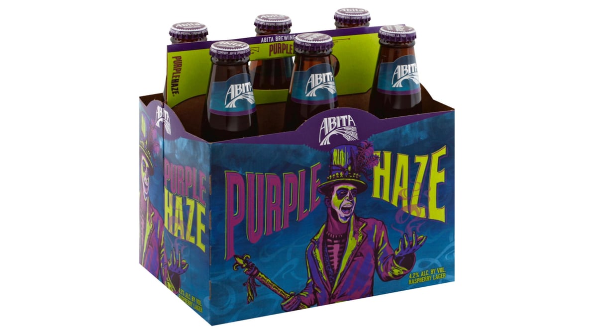 Abita Brewing Co. Raspberry Purple Haze Lager Bottles (12 oz x 6 ct)