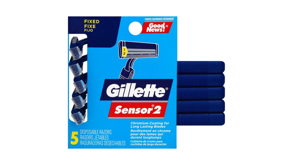 Gillette Good News! Disposable Razors Sensor 2 (5 ct)