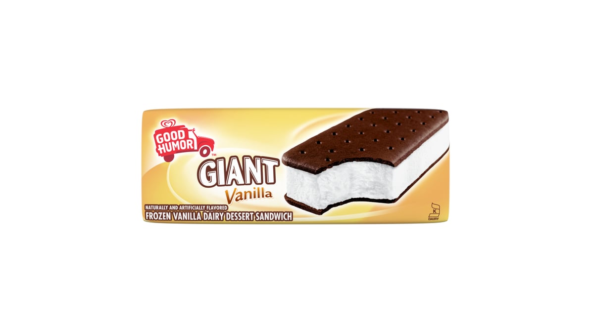 Good Humor Giant Ice Cream Sandwich Vanilla (6 oz)
