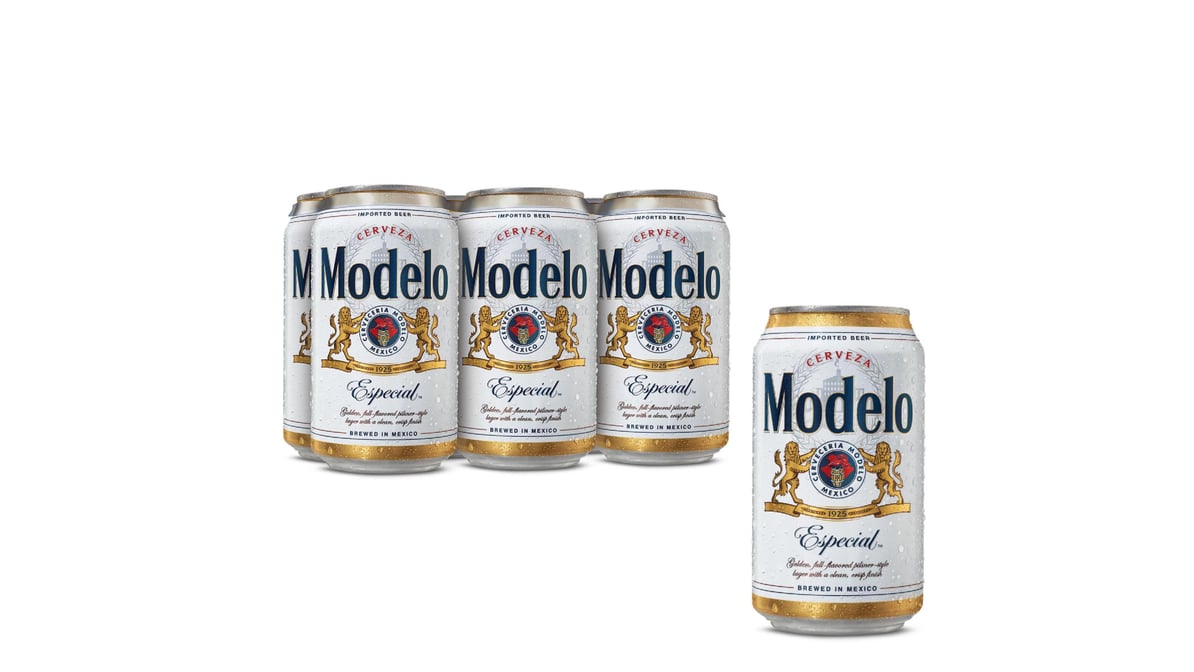 Modelo Especial Mexican Lager Beer Cans (12 oz x 6 ct)