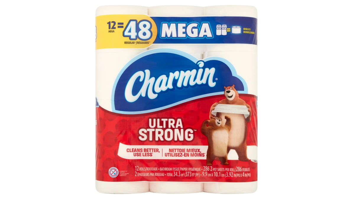 Charmin Ultra Strong 2-Ply 286 Sheets Per Roll Bathroom Tissue (12 ct)
