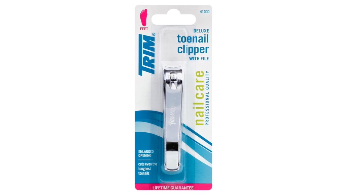Trim Toenail Deluxe Nail Clipper with File
