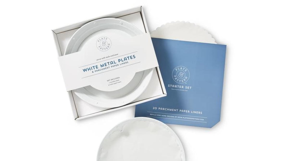 Sunset Brands Medium Weight Coated Paper Plates (100 ct)