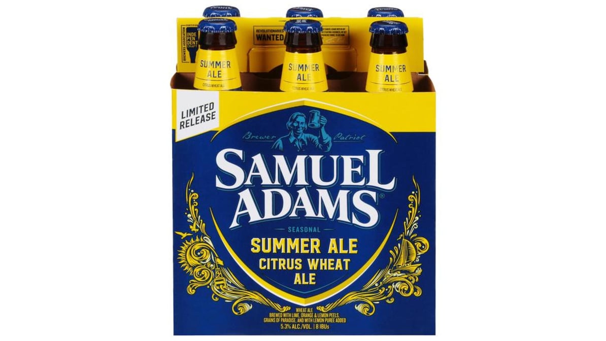Samuel Adams Limited Release Summer Ale Bottles (12 oz x 6 ct)