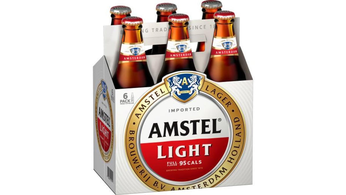 Amstel Light Lager Bottle (12 oz x 6 ct)