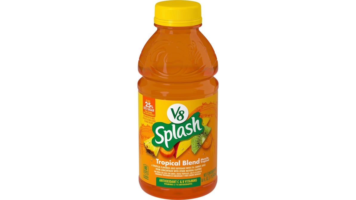 V8 Splash Tropical Blend Juice Bottle (16 oz)
