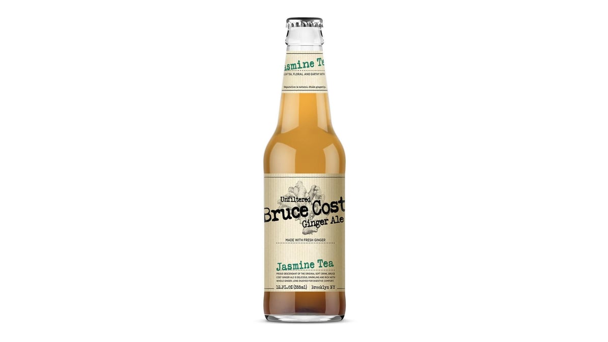 Bruce Cost Jasmine Tea Ginger Ale Bottle (12 oz)