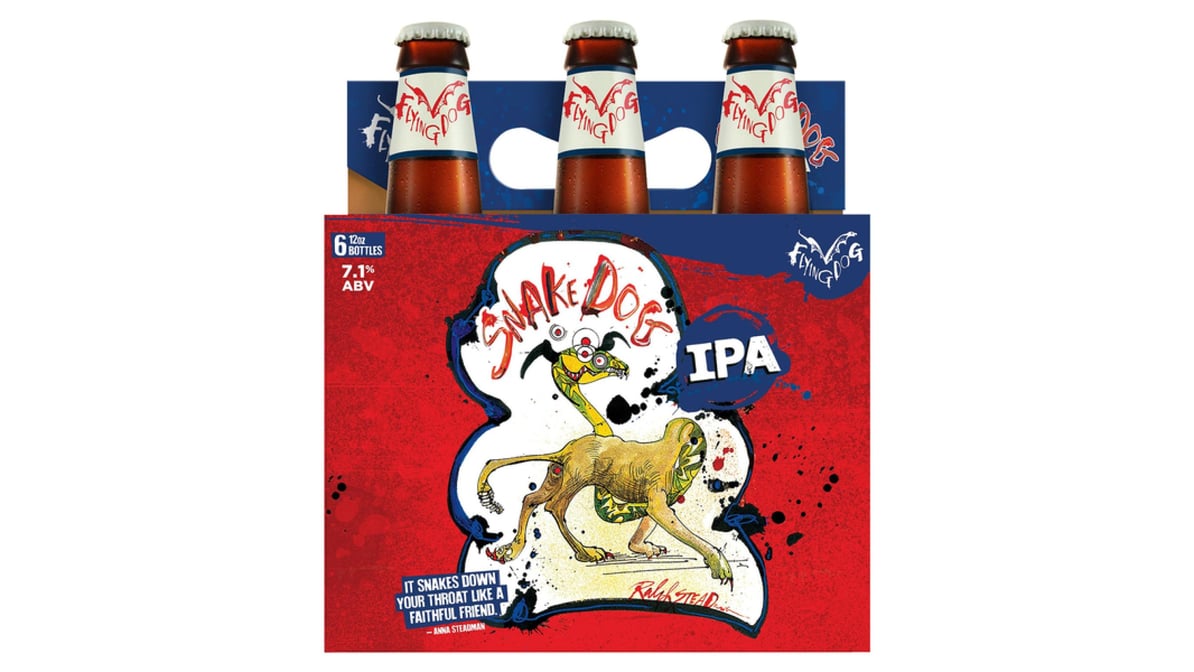 Flying Dog IPA Snake Dog Bottle (12 oz x 6 ct)