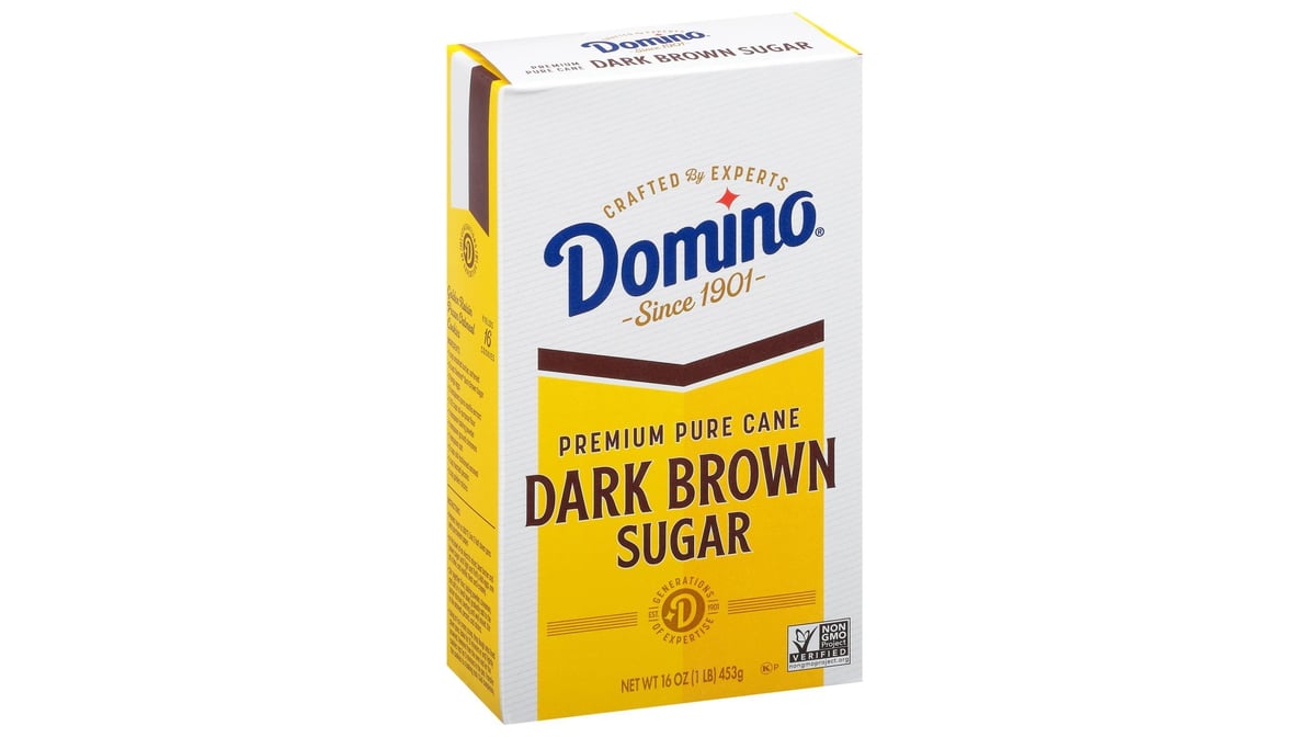 Domino Premium Pure Cane Dark Brown Sugar (16 oz)