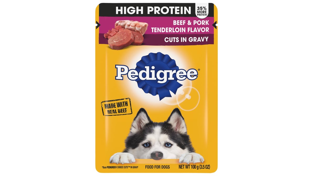 Pedigree Cuts in Gravy Beef & Pork Tenderloin Flavor Wet Dog Food (3.5 oz)