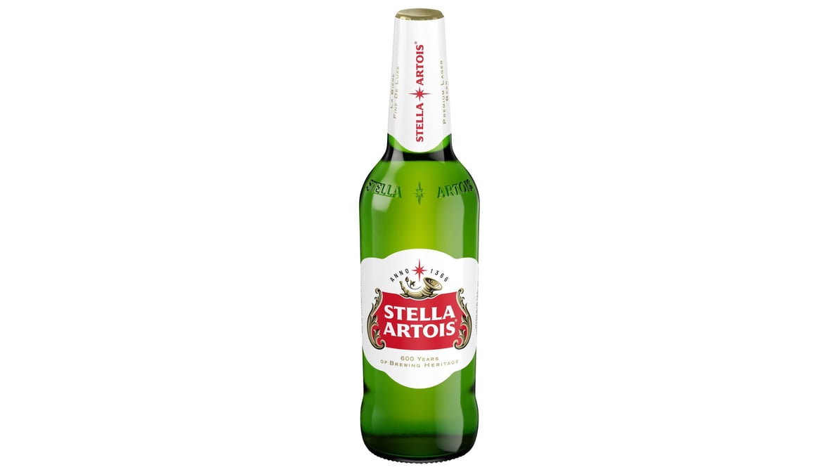 Stella Artois Belgian Ale Beer Bottle (22.4 oz)