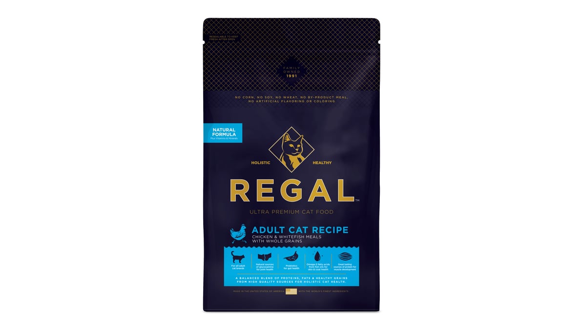 Regal Adult Recipe Dry Cat Food (4 lb)