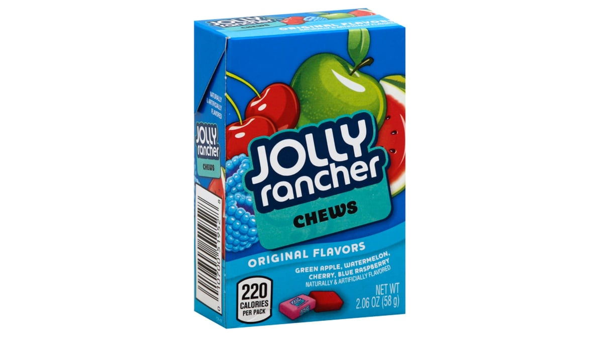 Jolly Rancher Chewy Candy Original Flavors (2.06 oz)