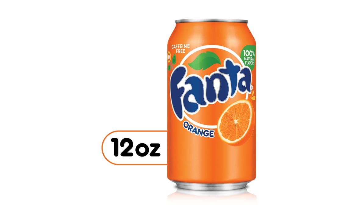Fanta Orange Soda Can (12 oz)