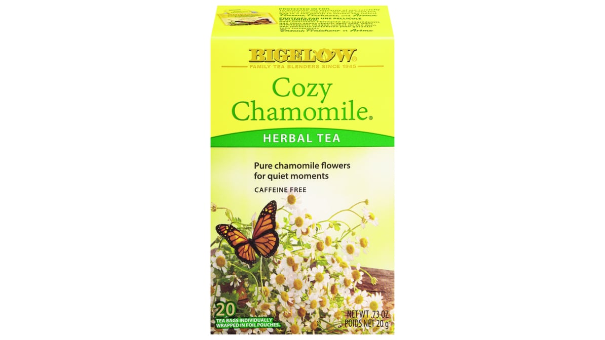 Bigelow Cozy Chamomile Herbal Tea Bags (20 ct)